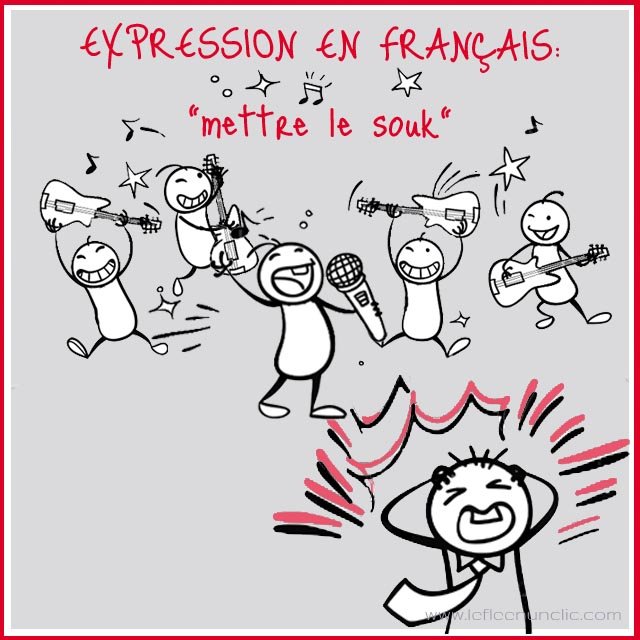 expression en français, mettre le souk.jpg